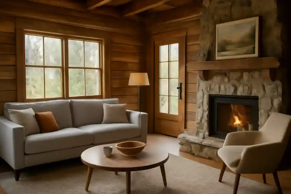 Photo related to mixing modern and rustic decor