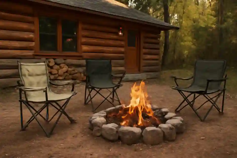 Photo related to packable camp chairs firepit
