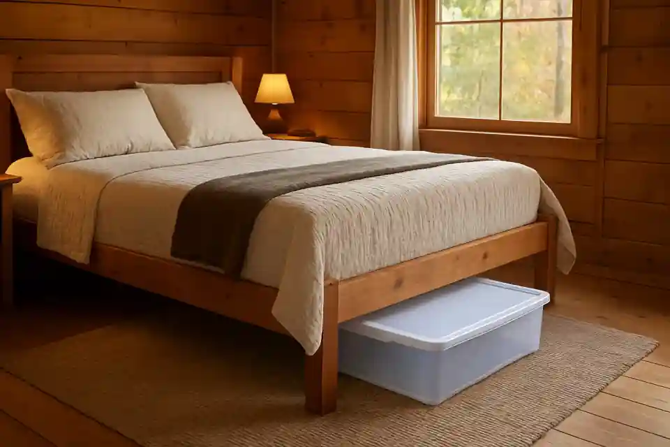 Photo related to under bed storage bin sizing