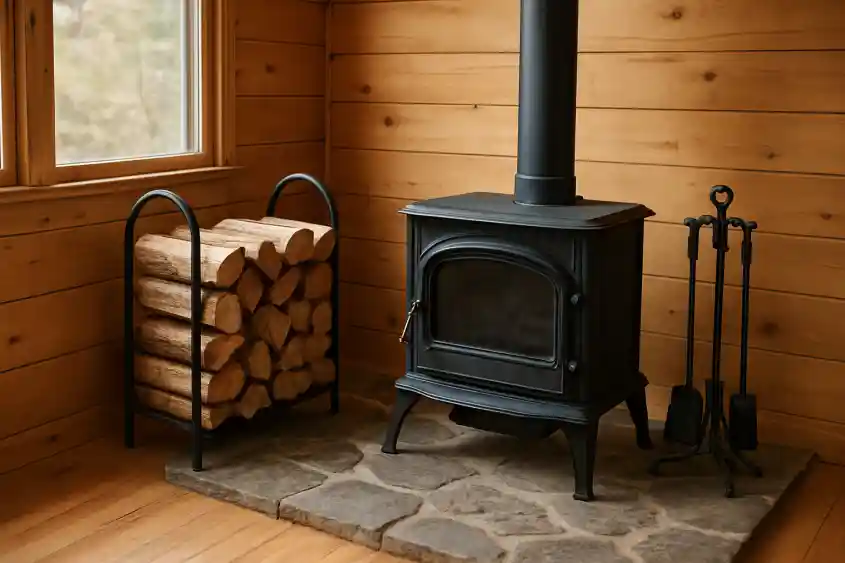 Editorial photograph (generic category image, not the exact linked listing) representing heat-resistant stove gloves